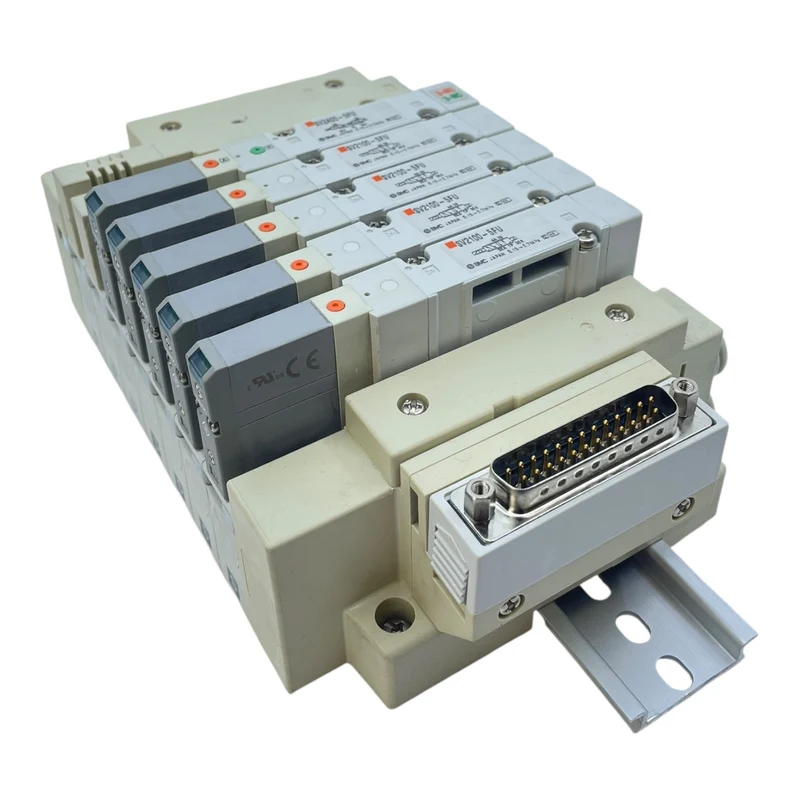 SMC Ventilblock Pneumatikventil Einheit SV2100-5FU / SV2A00-5FU SS5V2-MKL530