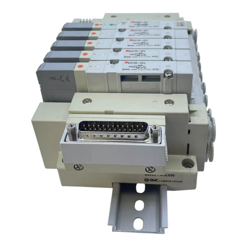 SMC Ventilblock Pneumatikventil Einheit SV2100-5FU / SV2A00-5FU SS5V2-MKL530