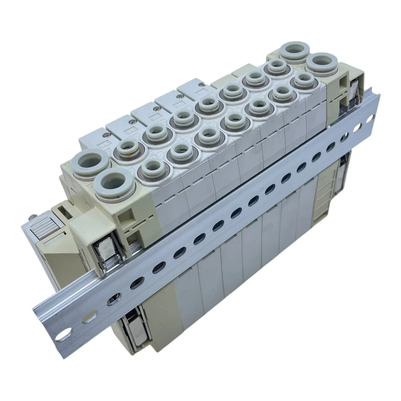 SMC Ventilblock Pneumatikventil Einheit SV2100-5FU / SV2A00-5FU SS5V2-MKL530