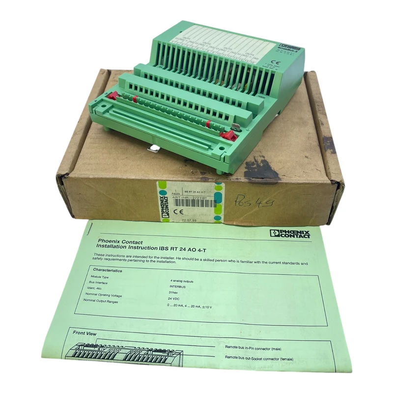 Phoenix Contact Digital-Ausgabemodul IBS RT 24 AO 4-T 2723181 Ausgabemodul