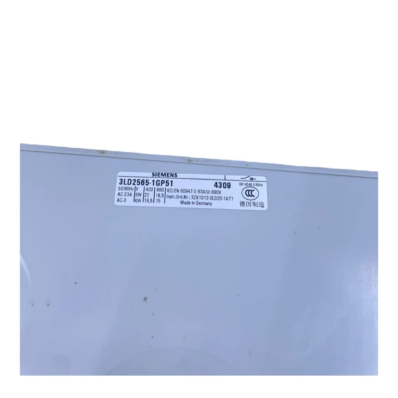 Siemens Haupt-und Not-Aus-Schalter 3LD2565-1GP51 Haupt-und Not-Aus-Schalter
