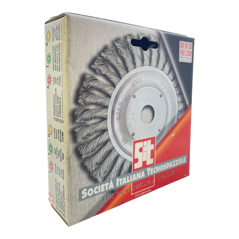 Sit Bürste 4153 Rundbürste Ø150x27mm Messingdraht 0,30 mm Rundbürste von Sit