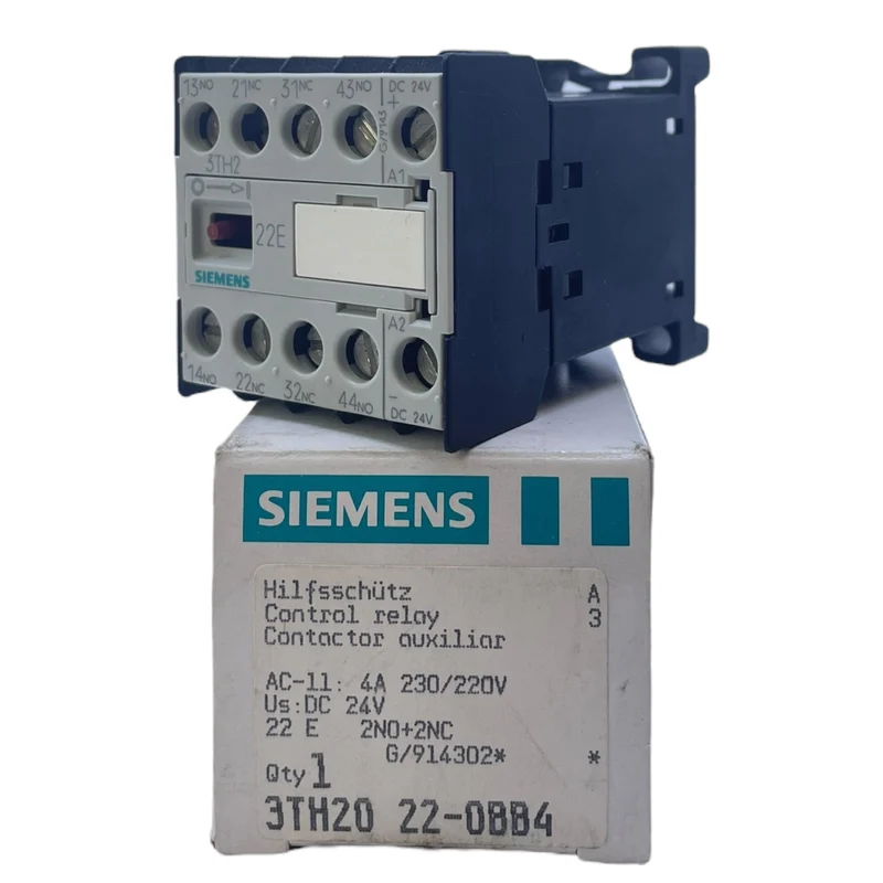 Siemens Hilfsschütz 3TH2022-0BB4 4A 230V2220V 24V DC Hilfsschütz Siemens