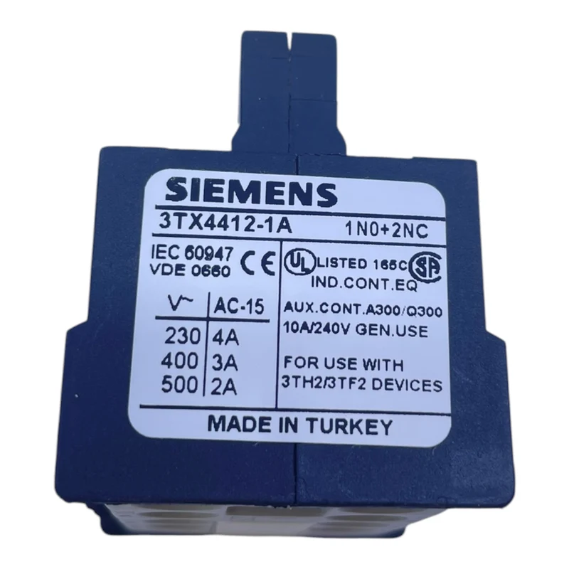 Siemens Hilfsschalterblock 3TX4412-1A Hilfsschalterblock von Siemens Industrie