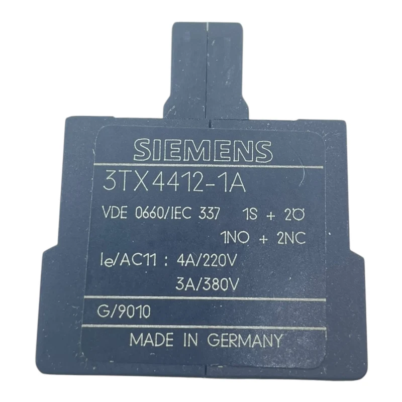 Siemens Hilfsschalterblock 3TX4412-1A Hilfsschalterblock von Siemens Industrie