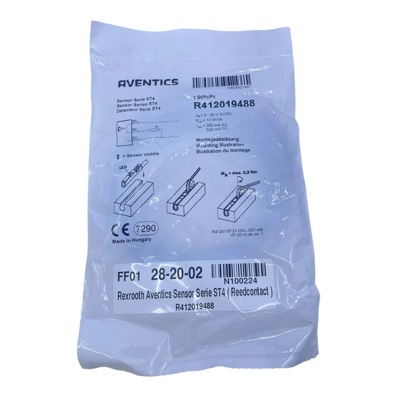 Rexroth Sensor ST4 R412019488 Sensor von Rexroth für den Industrie Bereich