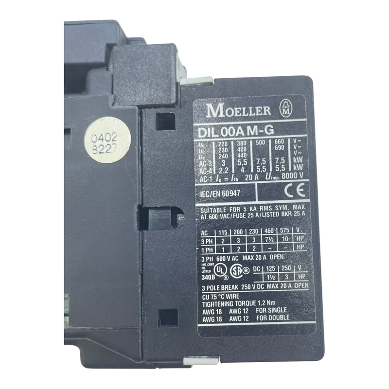 Moeller Leistungsschütz DIL00AM-G 24V Leistungsschütz von Moeller für Industrie