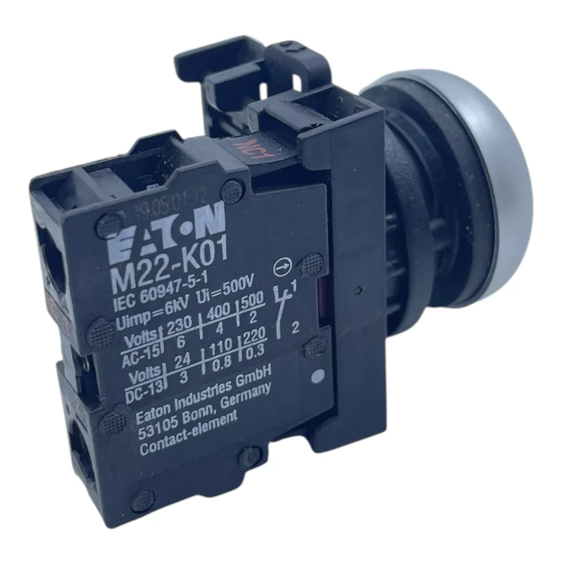 Eaton Roter Taster Kontaktelement M22-K01 für den Industriellen Nutzen geeignet
