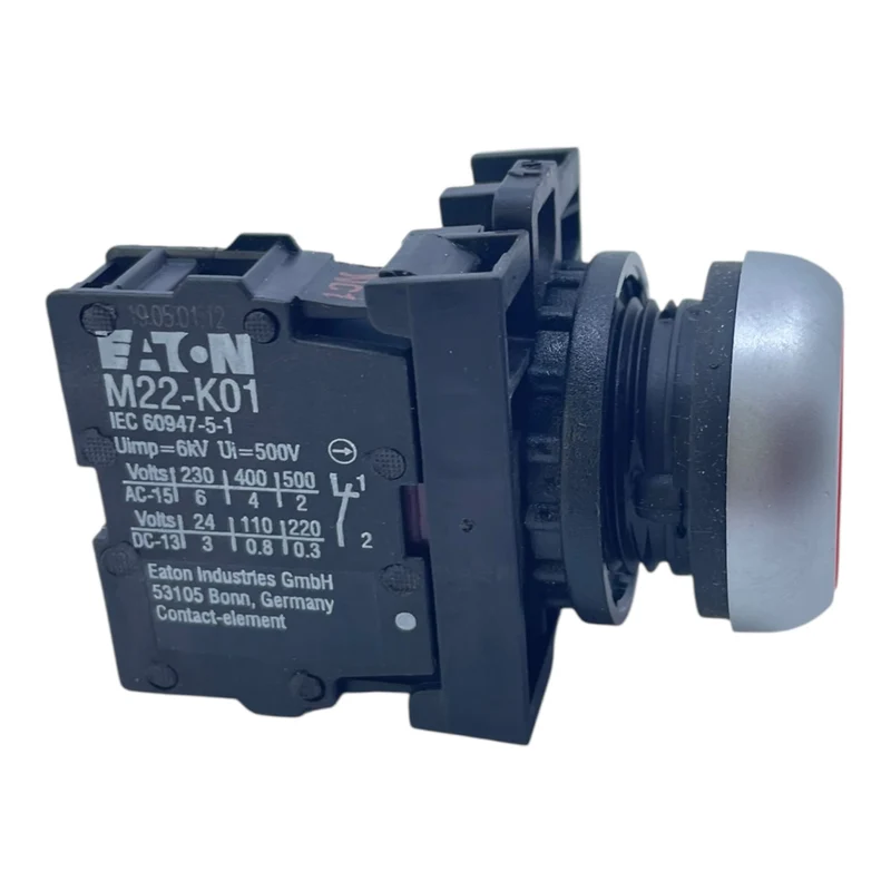 Eaton Roter Taster Kontaktelement M22-K01 für den Industriellen Nutzen geeignet