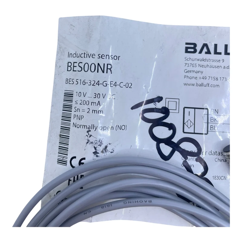 Balluff Induktiver Näherungsschalter BES00NR BES516-324-G-E4-C-02 Industrie