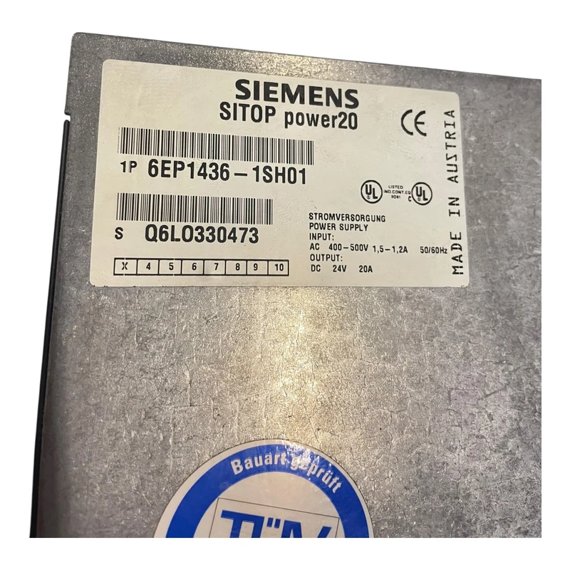 Siemens SITOP power20 Stromversorgung Netzteil 6EP1436-1SH01 für Industrie