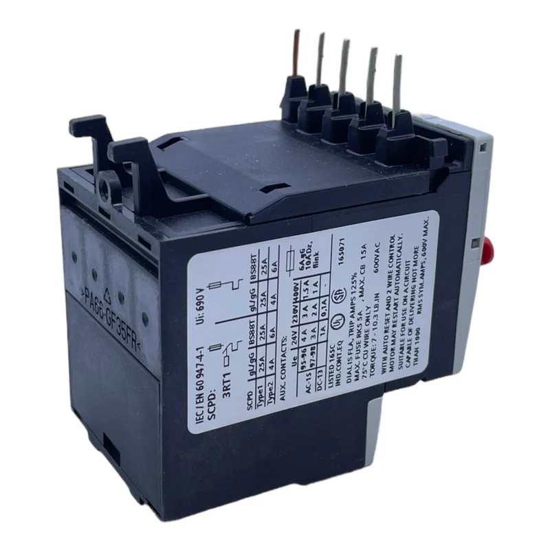 Siemens 3RU1116-0KB0 Überlastrelais 0,9…1,25A 6,6 W 6 kV 3-polig 690V bei AC-3