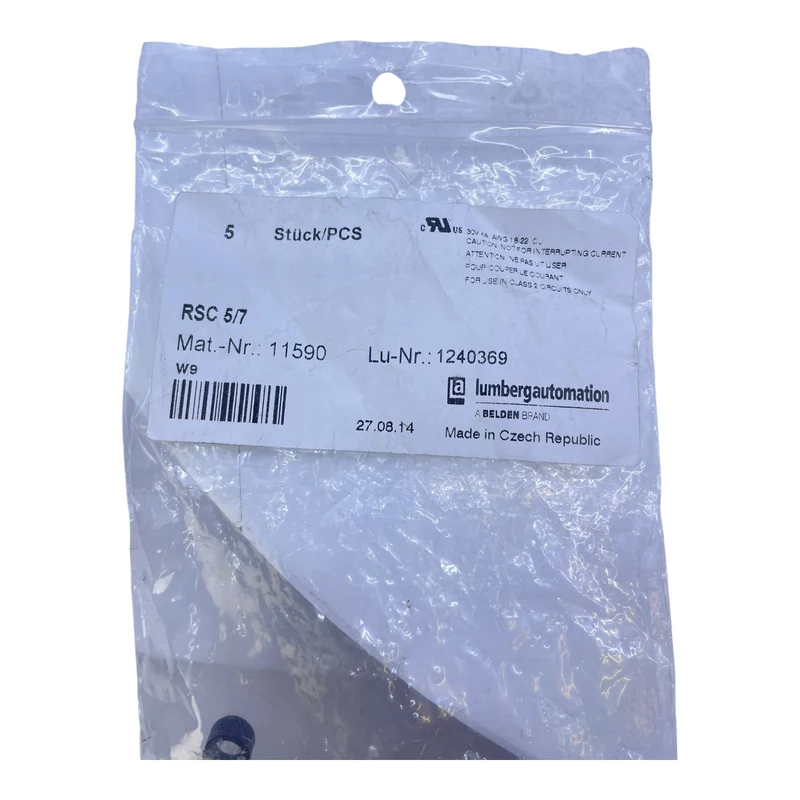 Lumberg RSC5/7 Rundsteckverbinder Buchse 60V 5-polig 4A Kabelmontage VE:5stk