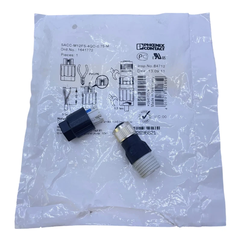 Phoenix Contact Sensor-/Aktor-Steckverbinder SACC-M12FS-4QO-0.75-M Industrie