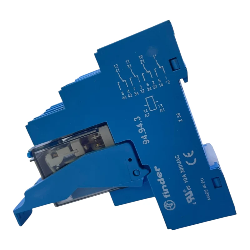 Finder Steckrelais mit Sockel 24V 55.34.9.024.0040 für den Industriellen Nutzen