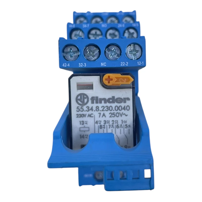 Finder Steckrelais mit Sockel 230V 55.34.8.230.0040 für den Industriellen Nutzen