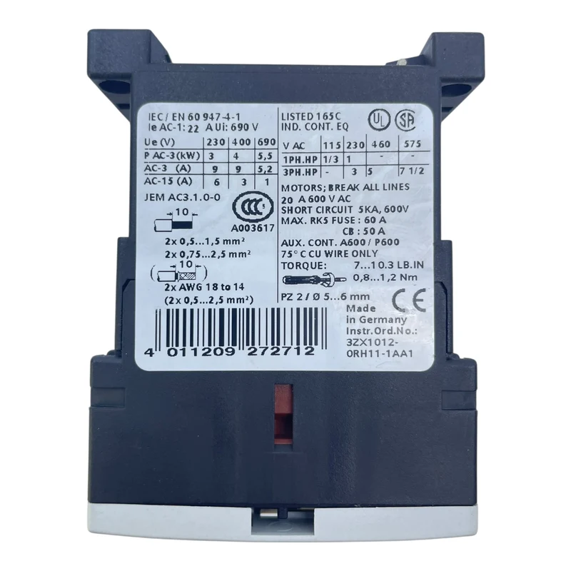 Siemens Schütz 3RT1016-1BB42 Siemens Schütz für die Industrie geeignet