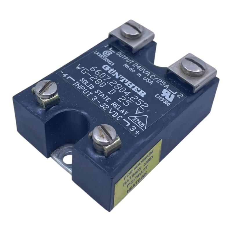 Günther Halbleiterrelais WG-280 D25 240VAC 25A für den Industriellen Nutzen