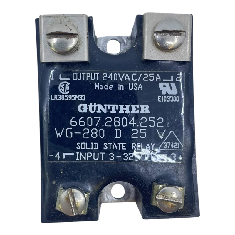 Günther Halbleiterrelais WG-280 D25 240VAC 25A für den Industriellen Nutzen