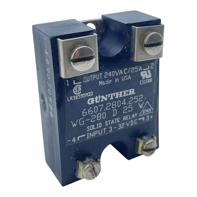 Günther Halbleiterrelais WG-280 D25 240VAC 25A für den Industriellen Nutzen