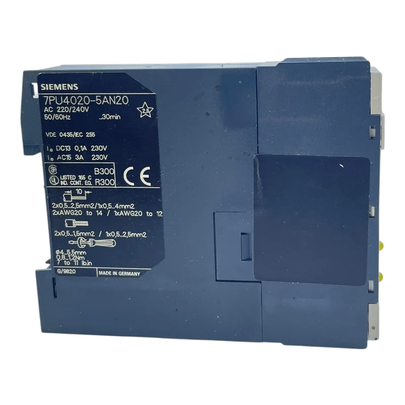 Siemens Zeitrelais Relais 7PU4020-5AN20 Relais für den Industriellen Einsatz