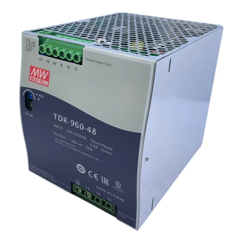 Mean Well TDR-960-48 Netzteil Hutschienen-netzteil für den industriellen Einsatz