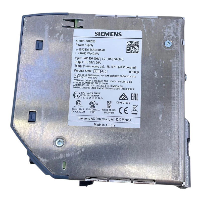Siemens 6EP3436-8SB00-0AY0 DIN-Schienen Netzteil für den industriellen Einsatz