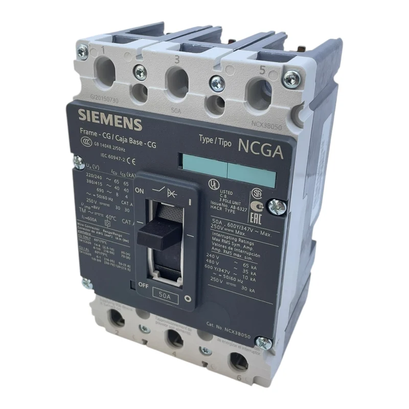 Siemens NCX3B050 Leistungsschalter für industriellen Einsatz Leistungsschalter