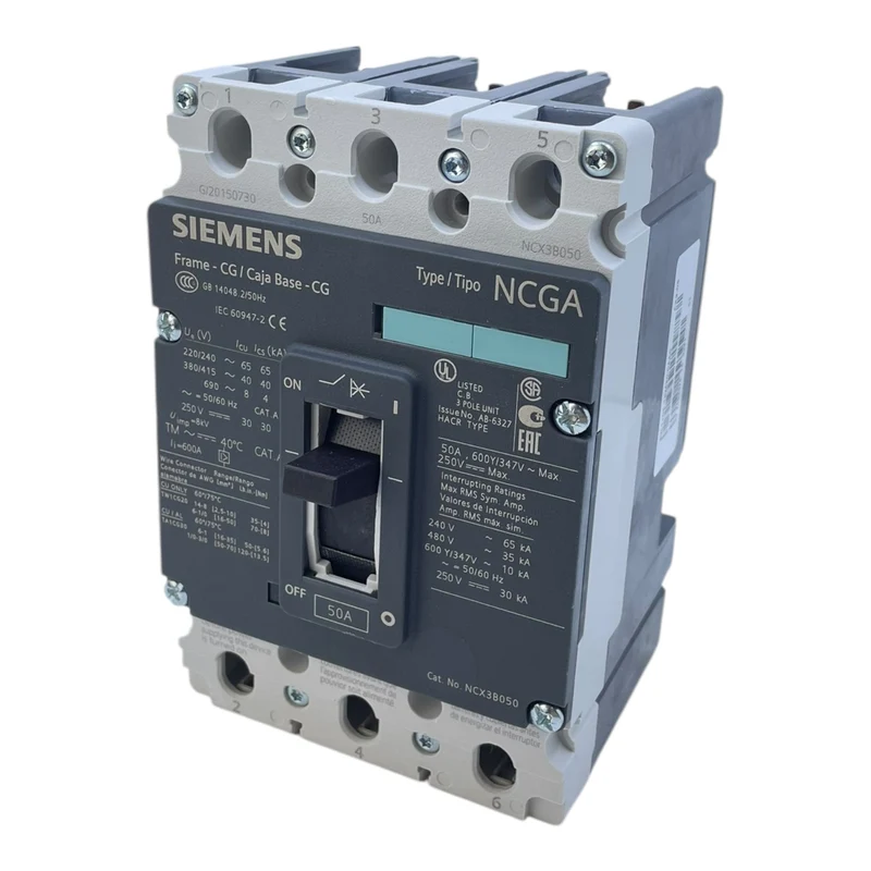 Siemens NCX3B050 Leistungsschalter für industriellen Einsatz Leistungsschalter