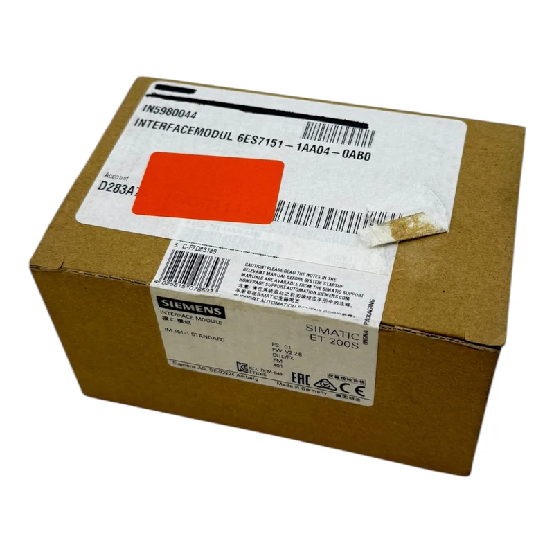 Siemens 6ES7151-1AA04-0AB0 Interface Modul für den industriellen Einsatz Modul