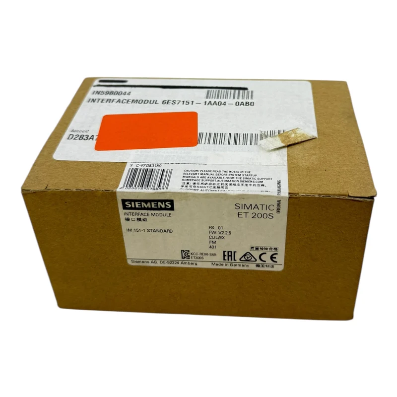 Siemens 6ES7151-1AA04-0AB0 Interface Modul für den industriellen Einsatz Modul