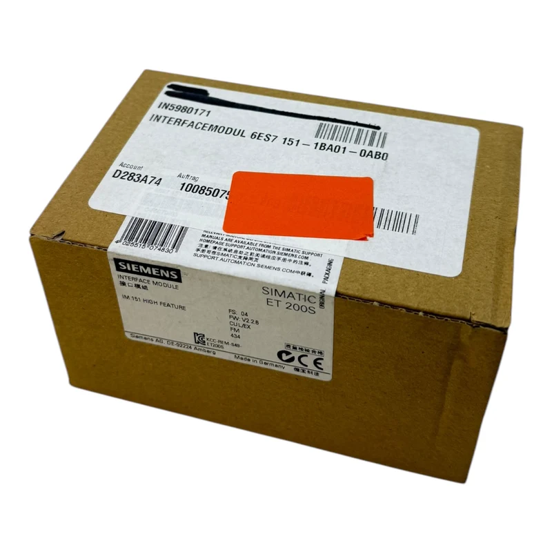 Siemens 6ES7151-1BA01-0AB0 Interface Modul für den industriellen Einsatz Modul