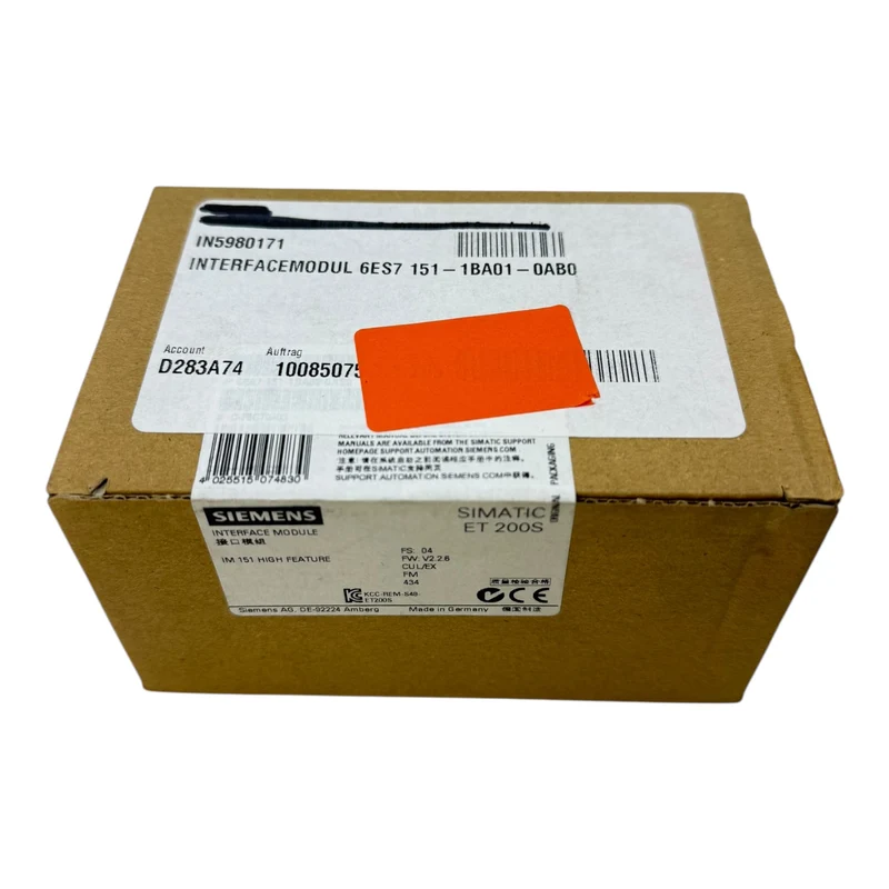 Siemens 6ES7151-1BA01-0AB0 Interface Modul für den industriellen Einsatz Modul