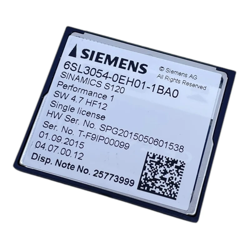 Siemens 6SL3054-0EH01-1BA0 SINAMICS S120 CompactFlash Card industriellen Einsatz