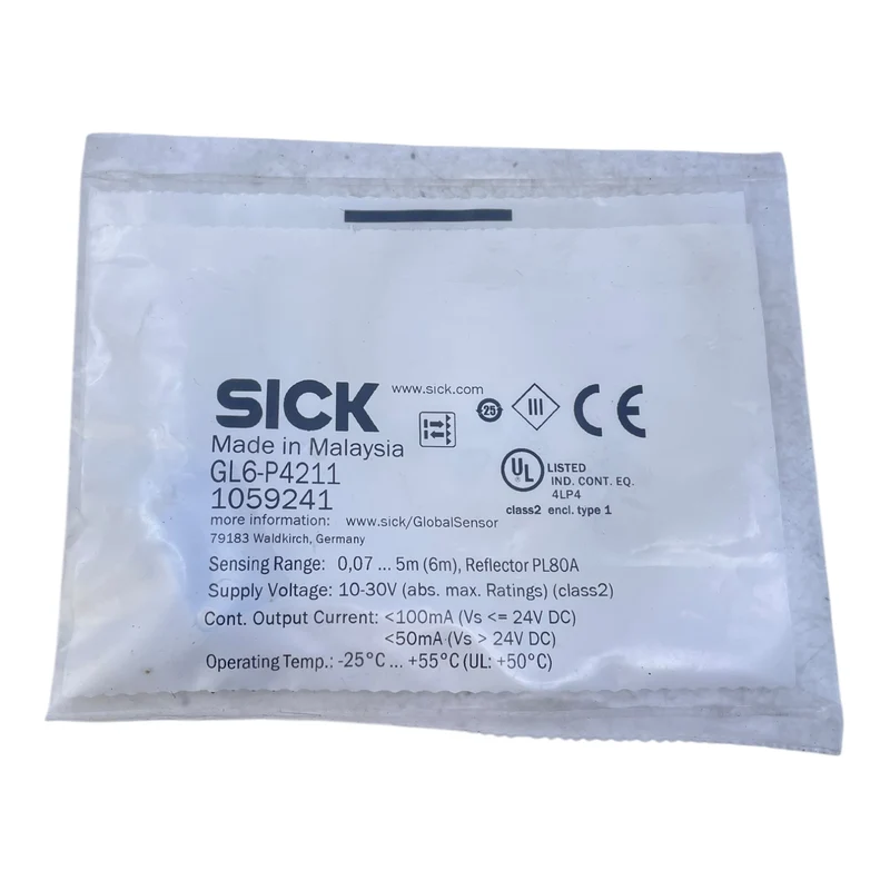 Sick GL6-P4211 Kubisch Optischer Sensor 1059241 - für den industriellen Einsatz