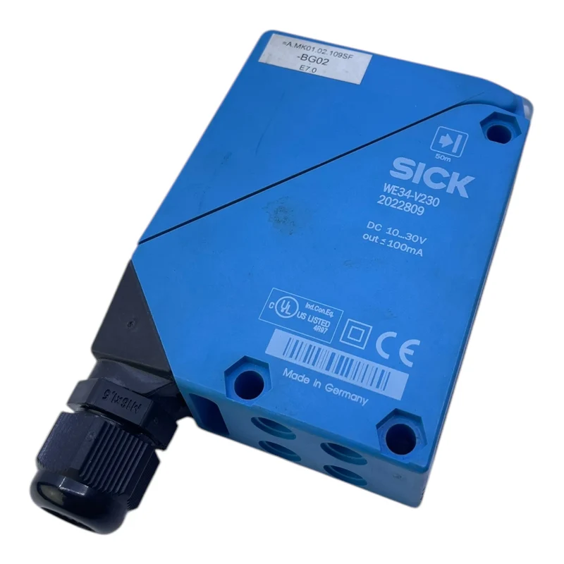 Sick WE34-V230 Fotoelektrischer Sensor 2022809 - für den industriellen Einsatz