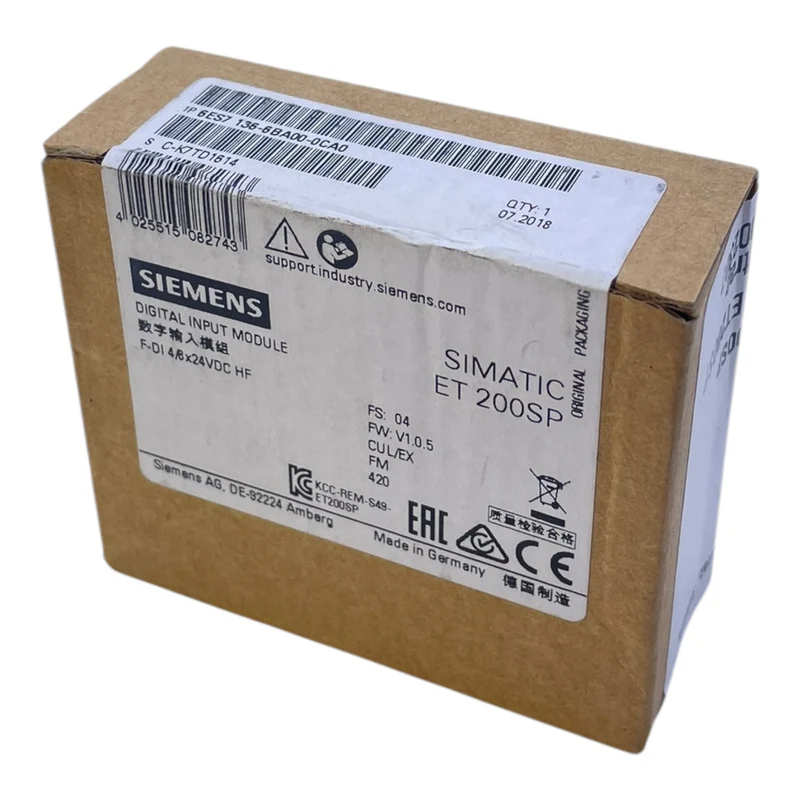 Siemens 6ES7136-6BA00-0CA0 Elektronikmodul 8x24VDC für den industriellen Einsatz