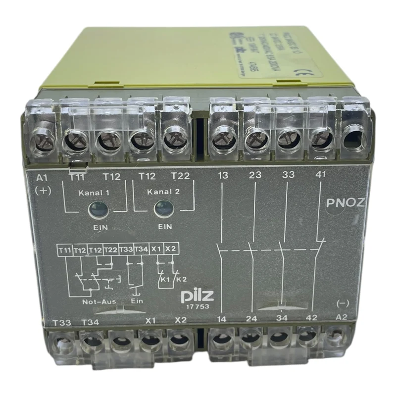 Pilz PNOZX 13S/1Ö Sicherheitsrelais 774300 für den industriellen Einsatz Relais