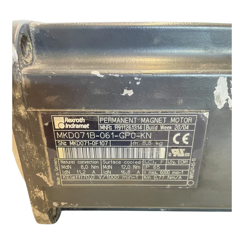 Rexroth MKD071B-061-GP0-KN R911261314 Servomotor Ø18mm für industriellen Einsatz