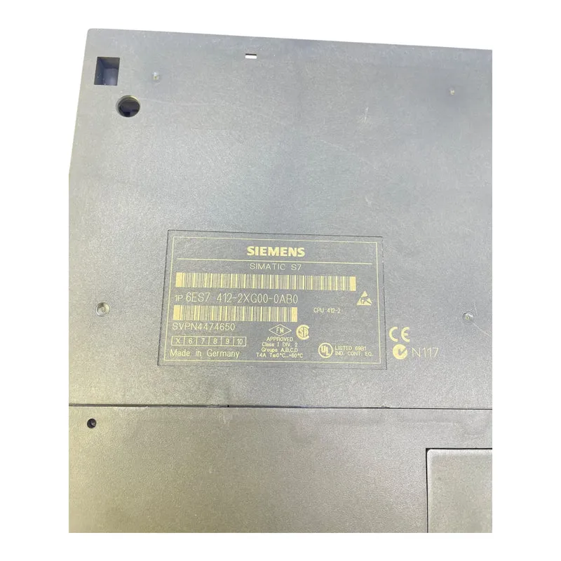 Siemens 6ES7412-2XG00-0AB0 Zentralbaugruppe für industriellen Einsatz Baugruppe