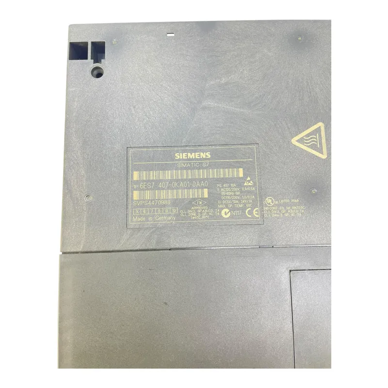 Siemens 6ES7407-0KA01-0AA0 Stromversorgung für industriellen Einsatz Versorgung