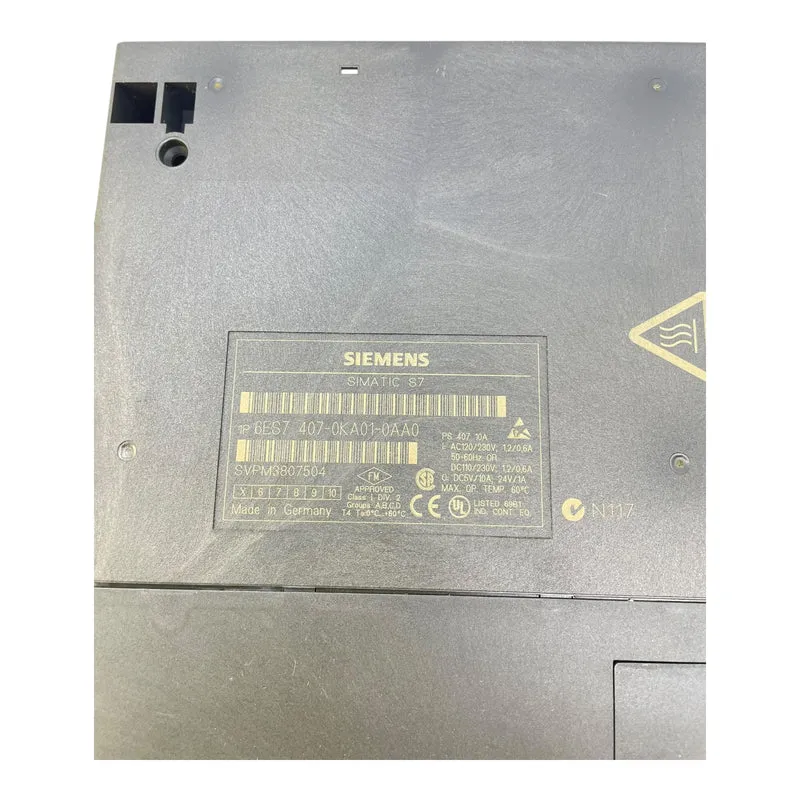 Siemens 6ES7407-0KA01-0AA0 Stromversorgung für industriellen Einsatz Versorgung