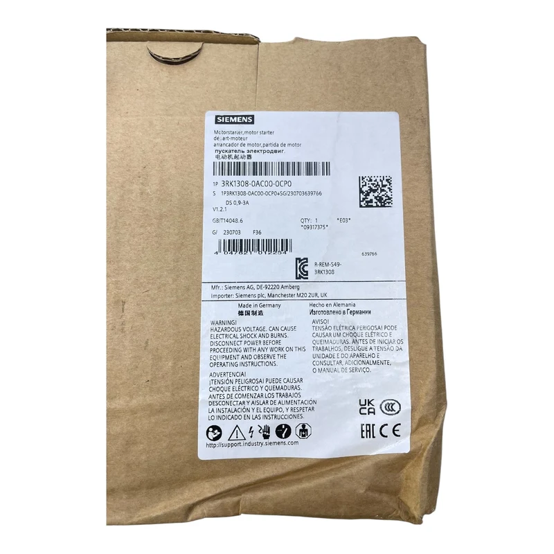 Siemens 3RK1308-0AC00-0CP0 Motorstarter Direktstarter für industriellen Einsatz