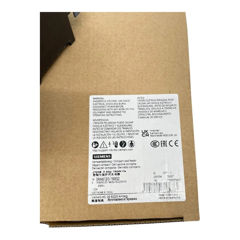 Siemens 3RA6120-1BB32 Kompaktabzweig Direktstarter industrieller Einsatz Starter