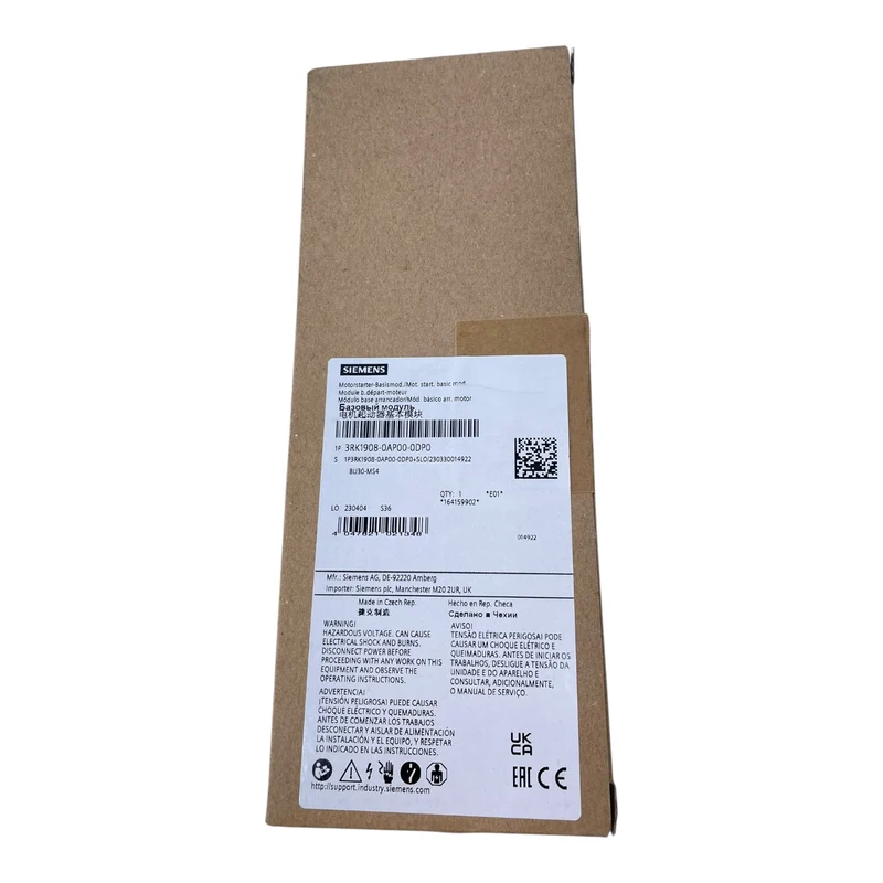 Siemens 3RK1908-0AP00-0DP0 Basiseinheit für ET 200SP Motorstarter o. Einspeisung