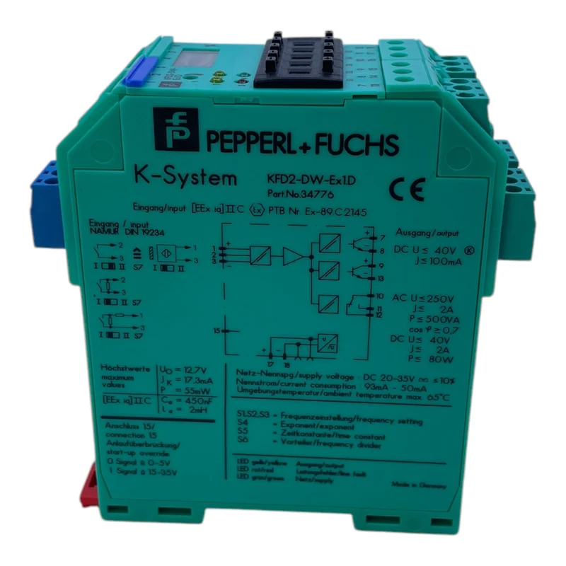 Pepperl+Fuchs KFD2-DW-Ex1.D Drehzahlwächter 34776 für den industriellen Einsatz