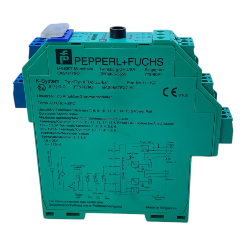 Pepperl+Fuchs KFD2-GU-Ex1 Grenzwertschalter 111197 für den industriellen Einsatz