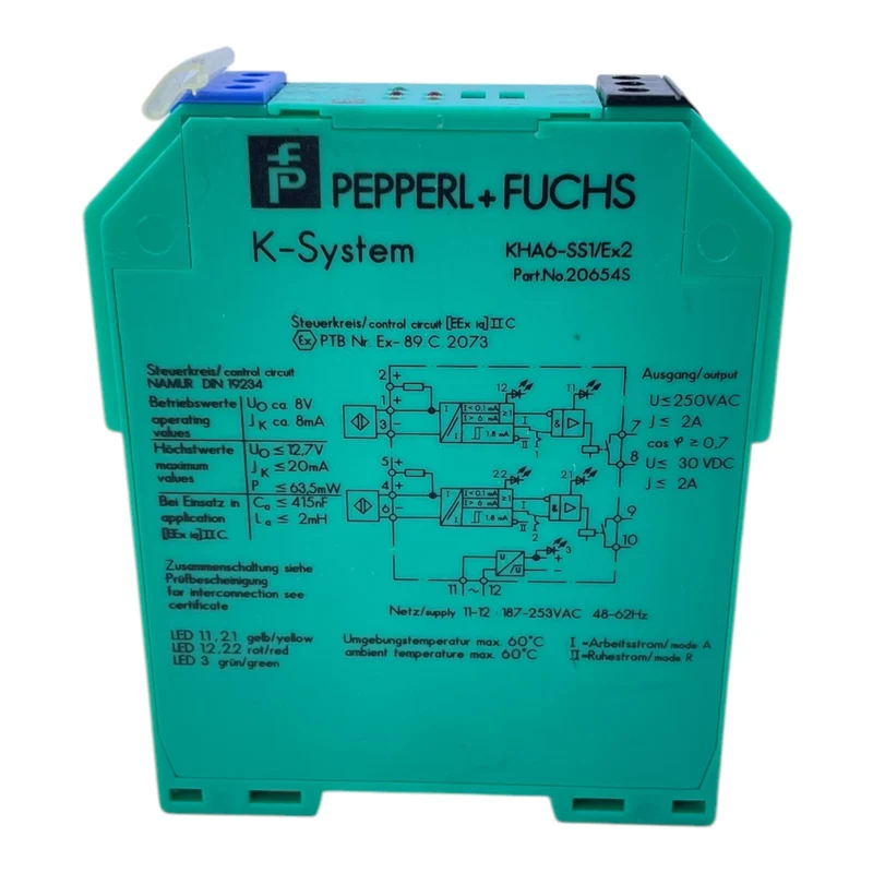 Pepperl+Fuchs KHA6-SS1/Ex2 Klemmverstärker 20654S für den industriellen Einsatz