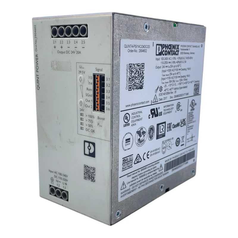 Phoenix Contact QUINT4-PS/1AC/24DC/20 Hutschienen-Netzteil 2904602 industriell