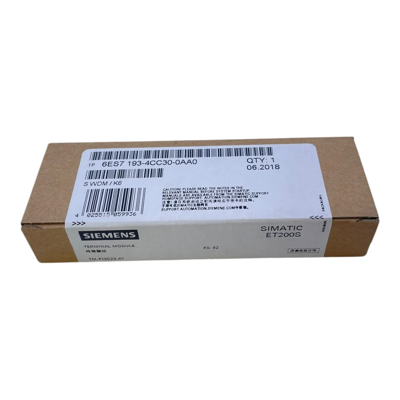 Siemens 6ES7193-4CC30-0AA0 Terminalmodul Industrie Einsatz Terminalmodul